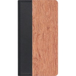 I5K16-KAWORK08-IP14PRO [LOOF Nature Series iPhone 14 Pro用 手帳型ケース 花梨]