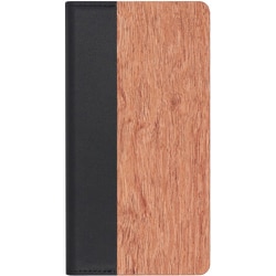 I5K16-KAWORK08-X [LOOF Nature Series iPhone X用 手帳型ケース 花梨]