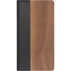 I5K16-KUWORK08-X [LOOF Nature Series iPhone X用 手帳型ケース 胡桃]
