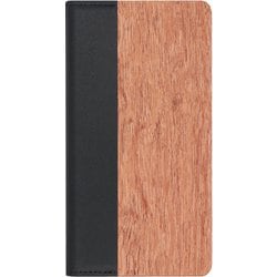 WORK08AO-KA-ASE4 [LOOF Nature Series AQUOS sense4/やさしいスマホ2/sense4 lite/sense4 basic/sense5G用 手帳型ケース 花梨]
