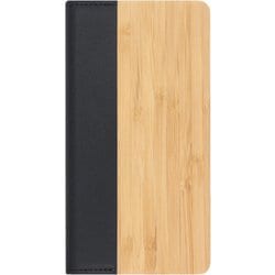 WORK08AO-TA-ASE4 [LOOF Nature Series AQUOS sense4/やさしいスマホ2/sense4 lite/sense4 basic/sense5G用 手帳型ケース 竹]