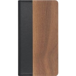 WORK08AO-KU-AWISH [LOOF Nature Series AQUOS wish2/wish用 手帳型ケース 胡桃]