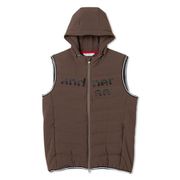 AMF1002G2 50 [AIR ストレッチパーカーベスト LLサイズ ブラウン]