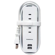 電源タップ AC4 USBA2 2.4A 1.2m AC-045