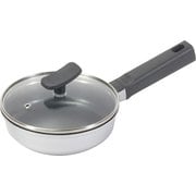目玉焼フライパン chiiino(チーノ) 14cm ふっ素加工 ガス火専用 ダイキャスト ガラス蓋付 HB-6565