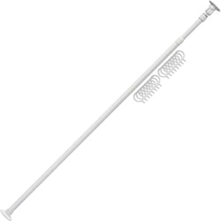 カーテンリング付き 突っ張りポール ホワイト 107～190cm CP-L