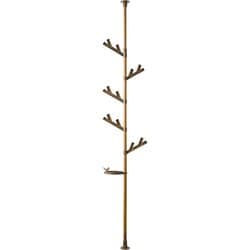 つっぱり式 ポールハンガー ラック I tree 北欧スタイル ウッド TPH2-WOOD