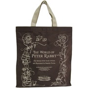 0647-00-063 [PETER RABBIT（ピーターラビット） スクエア型トートバッグ（M） 手提げ A4 ブラウン]