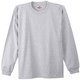 長袖Tシャツ BEEFY-T ロングスリーブ Tシャツ ヘザーグレー XLサイズ H5186