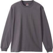 長袖Tシャツ 2枚組 BEEFY-T ロングスリーブ Tシャツ ダークグレー Sサイズ H51862