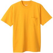 半袖Tシャツ BEEFY-T ポケット Tシャツ ヘザーイエロー Lサイズ H5190
