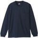 長袖Tシャツ BEEFY-T ロングスリーブポケット Tシャツ ネイビー Sサイズ H5196