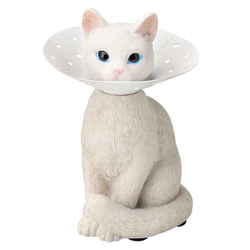アクセサリースタンド ピアスホルダー 猫 マグネット 白ネコ