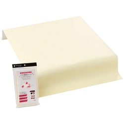 シーツ・マット ソフト防水シーツ クリーム 100cm×150cm 1枚入