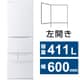 GR-U41GKL（WT） [冷蔵庫 （411L・左開き） 5ドア GKシリーズ グレインホワイト]