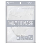 DAILY FIT MASK(デイリーフィットマスク) 立体マスク 個包装 ふつうサイズ 7枚入り 白 ホワイト RK-F7SW