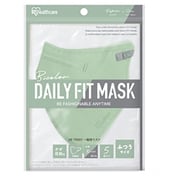 DAILY FIT MASK(デイリーフィットマスク) 立体マスク 個包装 ふつうサイズ 5枚入り ピスタチオ×グレー RK-F5SUD