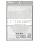 DAILY FIT MASK(デイリーフィットマスク) 立体マスク 個包装 ふつうワイドサイズ 5枚入り ニュアンスグレー RK-F5MXH