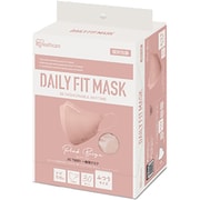 DAILY FIT MASK(デイリーフィットマスク) 立体マスク 個包装 ふつうサイズ 30枚入り ピンクベージュ RK-F30SPB