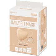 DAILY FIT MASK(デイリーフィットマスク) 立体マスク 個包装 ふつうサイズ 30枚入り シルクベージュ RK-F30SSB