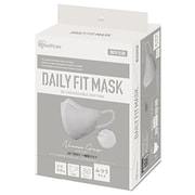 DAILY FIT MASK(デイリーフィットマスク) 立体マスク 個包装 ふつうサイズ 30枚入り ニュアンスグレー RK-F30SXH