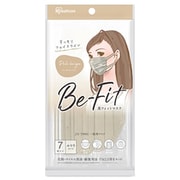 美フィットマスク プリーツマスク 個包装 ふつうサイズ 7枚入り ペールベージュ PK-B7MXQ