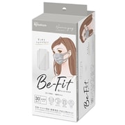美フィットマスク プリーツマスク 個包装 ふつうサイズ 30枚入り ニュアンスグレー PK-B30MXH
