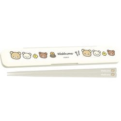 キャラクターグッズ KA18401 リラックマ はし＆はし箱 横開きタイプ 18cm