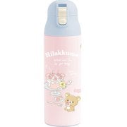 キャラクターグッズ KA19201 リラックマ ロック付ワンプッシュステンレスマグボトル