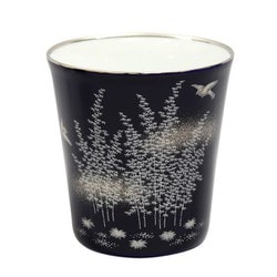 ルリ竹林文・フリーカップ R6015-1CHK