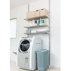 ヨドバシ.com - 積水樹脂 ステンレス 洗濯機ラック 突っ張り式