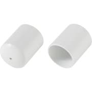 物干竿キャップ φ38~39mm用 2個入り ホワイト CA-38
