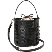 VV001-02 10 [v piece mesh bucket bag ブラック]