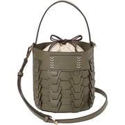 VV001-02 86 [v piece mesh bucket bag カーキ]