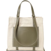 VV003-01 86 [w handle canvas mini tote カーキ]