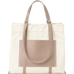 VV003-02 26 [w handle canvas tote グレージュ]