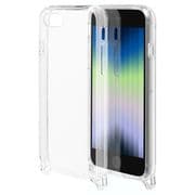 7394IP247HB [iPhone SE 第3世代/SE 第2世代/8/7用 ケース カバー ハイブリッド 耐衝撃 クリア 透明 TFS TPUバンパー＋PC ストラップホール ショルダーストラップ対応 ネックストラップ対応]