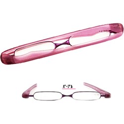 折り畳み式携帯用シニアグラス ケース付 ＋2.00 PU