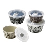 アラベスク 陶器製レンジパック 4個セット 01556