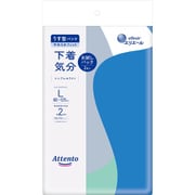 アテント うす型パンツ 下着気分 シンプルホワイト L 2枚 お試しパック