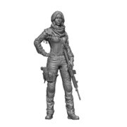 HS48009 1/48 現用 G.Iジェーン ライフルを持つ女性兵士 [組立式プラスチックモデル]