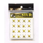 E-ST36-GL [爪スタッズ ドーム型 ゴールドカラー 7mm 16個入り]