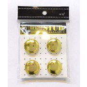 E-ST45-GL [爪スタッズ ドーム型 ゴールドカラー 25mm 4個入り]