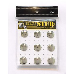 E-ST18-SL [爪スタッズ ドーム型 シルバーカラー 15mm 9個入り]
