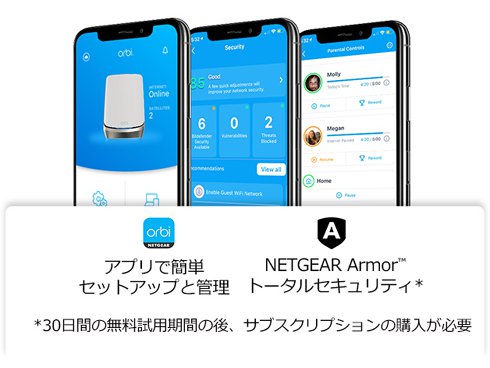 ヨドバシ.com - ネットギアジャパン NETGEAR Wi-Fiルーター Orbi WiFi