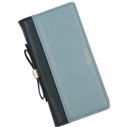 RU-IP14PS-05DN [iPhone 14 Plus 用 ケース 手帳型 リボン スマホケース ダークネイビー]