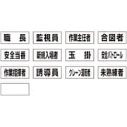 377-492A [ユニット 作業専任者識別標識用ネームステッカー]