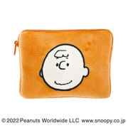 キャラクターグッズ PEANUTS ピーナッツ ミニティッシュポーチ付きパスケース チャーリー・ブラウン