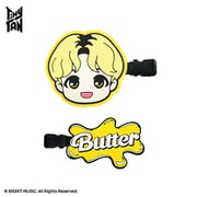キャラクターグッズ TinyTAN Butter ラバー前髪クリップ j-hope