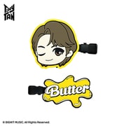 キャラクターグッズ TinyTAN Butter ラバー前髪クリップ Jin